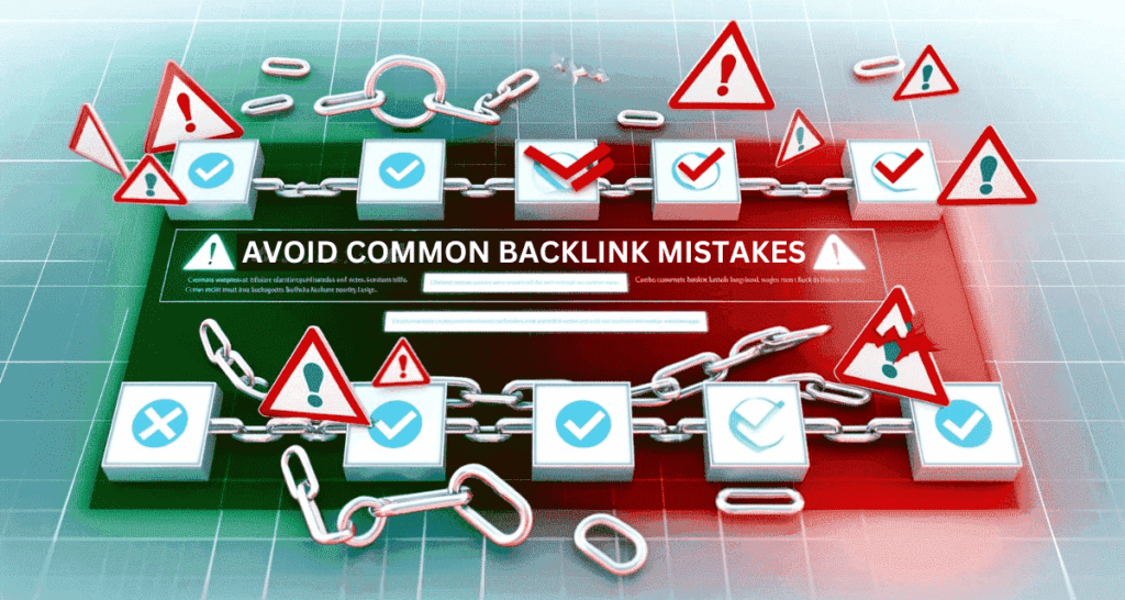 Blog Image showing Avoiding Common Backlink Mistakes