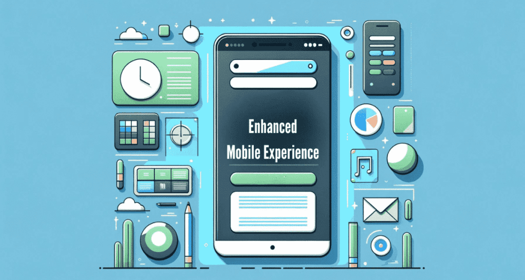 Enhanced Mobile Experience with Minimalist Web Design
