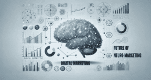 A minimalistic and professional feature image showing neural network patterns and digital marketing elements like graphs and connections, highlighting the modern interface between neuroscience and digital marketing strategies.