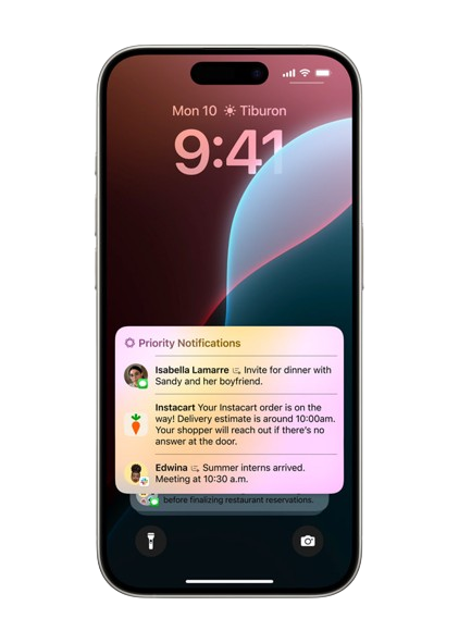 Personal Context and Notifications.