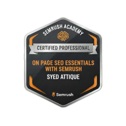 ON Page SEO Essentials by Semrush
